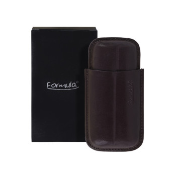 Formula Zigarrenetui Robusto 2er braun