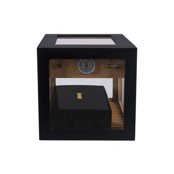 Adorini Humidor Cube Black DeLuxe