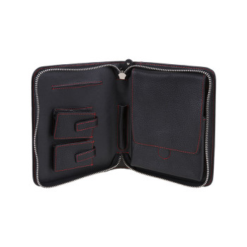 Adorini cigar bag real leather red yarn - 2