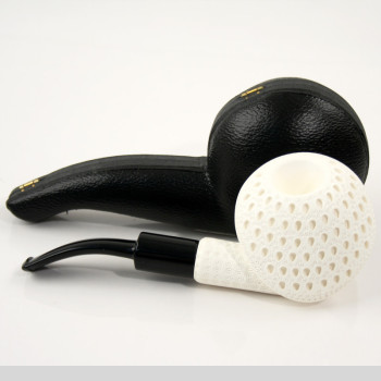 MeerschaumPfeife 35 Baret gitter-graviert