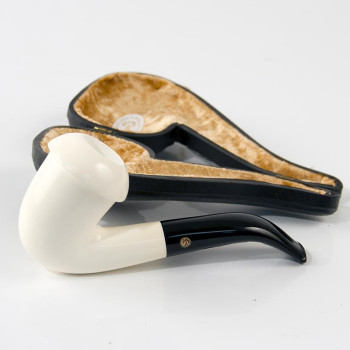 Altinay Block Meerschaum Pfeife "Calabash" glatt