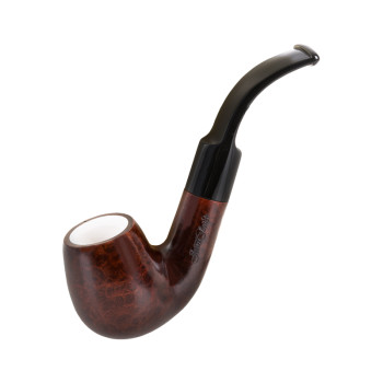 Pfeife "Jean Claude" bi-color sort./Meerschaumfutter Acryl