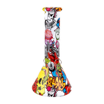 ZORR Glas Bong 22 cm Design 1