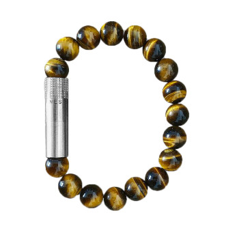 Solo Armband Bohrer Stahl Tiger, Größe M