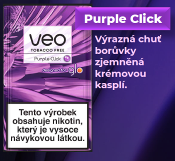 GLO Hyper VEO Purple Click Tobacco free - 1