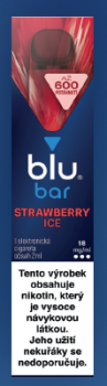 E-Zigarette BLU Bar 600 Puffs Strawberry ICE