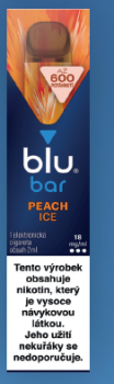 E-Zigarette BLU Bar 600 Puffs Peach ICE