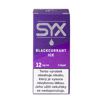 SYX Liquid Blackcurrant Ice 12mg 10ml