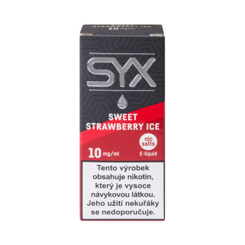 SYX Nikotinsalz Sweet Strawberry Ice 10mg 10ml