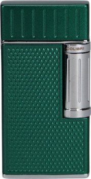 COLIBRI Feuerzeug "Julius II" grün/chrom