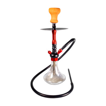 Shisha "Rabia" transparent rot 1er/45cm