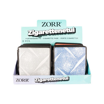 ZORR Zigarettenetui PU Stoff Design 8-er