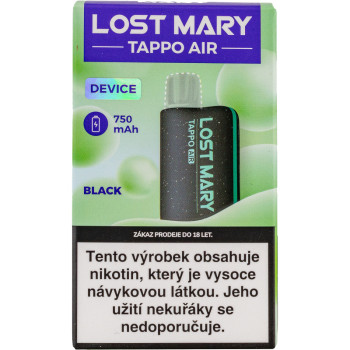 E-Zigarette Lost Mary TAPPO Air - baterie 750 mAh - Black