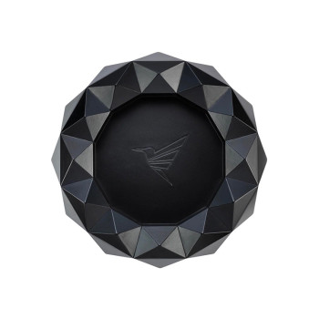 Colibri Zigarrenascher Metall Rund "Quasar" Schwarz