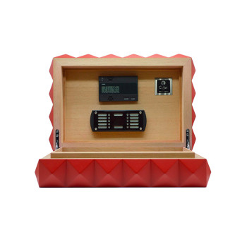 Colibri Desktop Humidor "Quasar" Rot f.ca. 40-45 Zigarren - 2