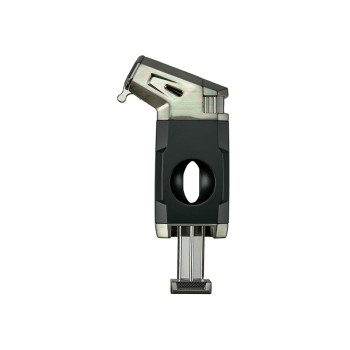 Passatore Jet Zigarrenfeuerzeug "Viking" Dark Gun/Schwarz - 2