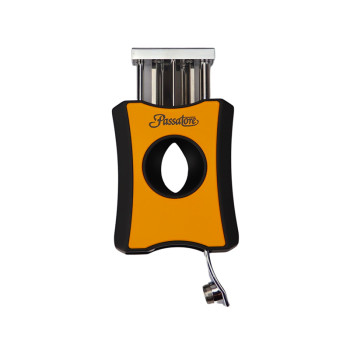 PASSATORE Zigarrenabschneider Kerbschnitt 20mm gelb/schwarz