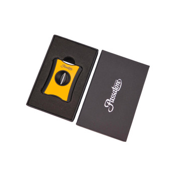 PASSATORE Zigarrenabschneider Kerbschnitt 20mm gelb/schwarz - 2