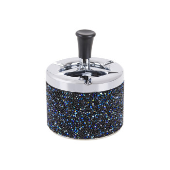Zorr Aschenbecher Glitter Schwarz