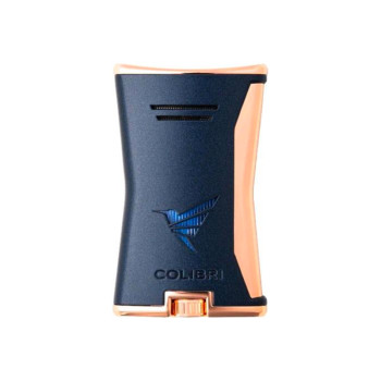 COLIBRI Feuerzeug Slim marine/gold - 3