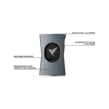 COLIBRI Zig.Abschneider Slim schwarz/chrom - 2