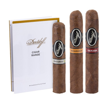 Davidoff Robusto Tubos Selection Black 3er - 3