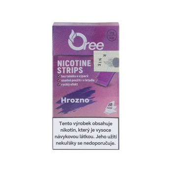 OREE Nicotine strips Trauben 1mg