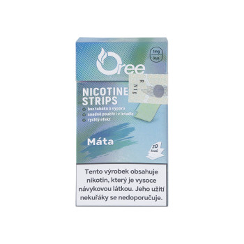 OREE Nicotine strips Minze 1mg