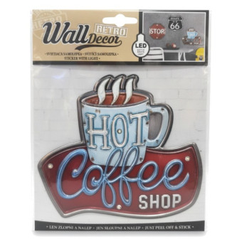 Retro Wall Decor Leuchtende Aufkleber