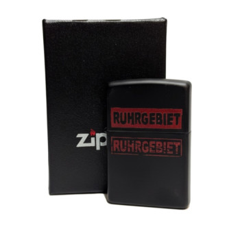 Zippo schwarz color "Ruhrgebiet" 60003836