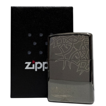 Zippo Black Ice gelasert "Tribal Tattoo Zippo" 60000067