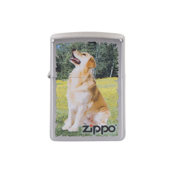 ZIPPO chrom geb."Golden Retriever Zippo" 60005710 - 2